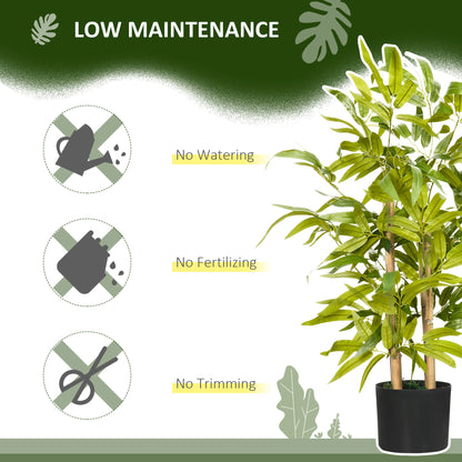 Fike Compact Artificial Bamboo Desk Tree In Pot For Indoor Display 60cm