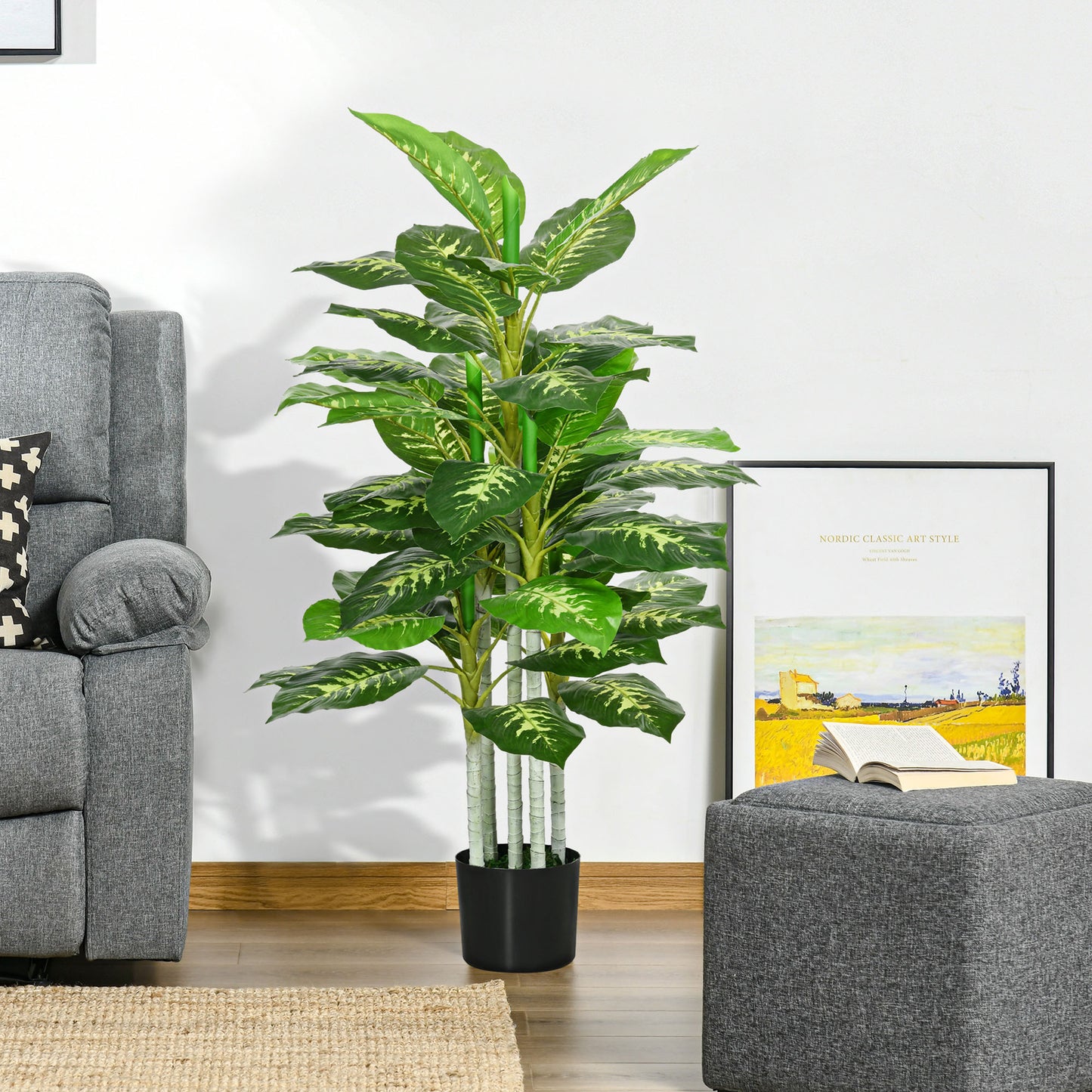 Nido Artificial Evergreen Style Tree In Nursery Pot For Indoor Display