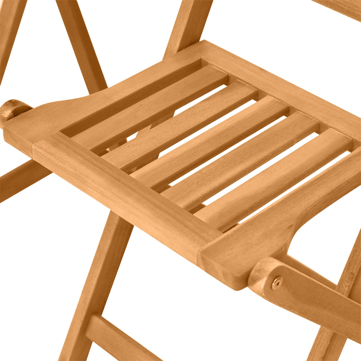 Lidoel 3 Piece Teak Folding Wooden Bistro Set With Table And Chairs