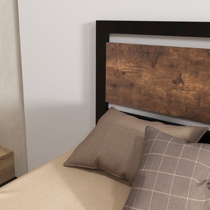 Lemisa 3FT Single Metal Bed Frame with Headboard and Footboard