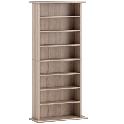 Paleni Rana Wooden Natural Finish CD Storage Unit With 360 Disc Capacity
