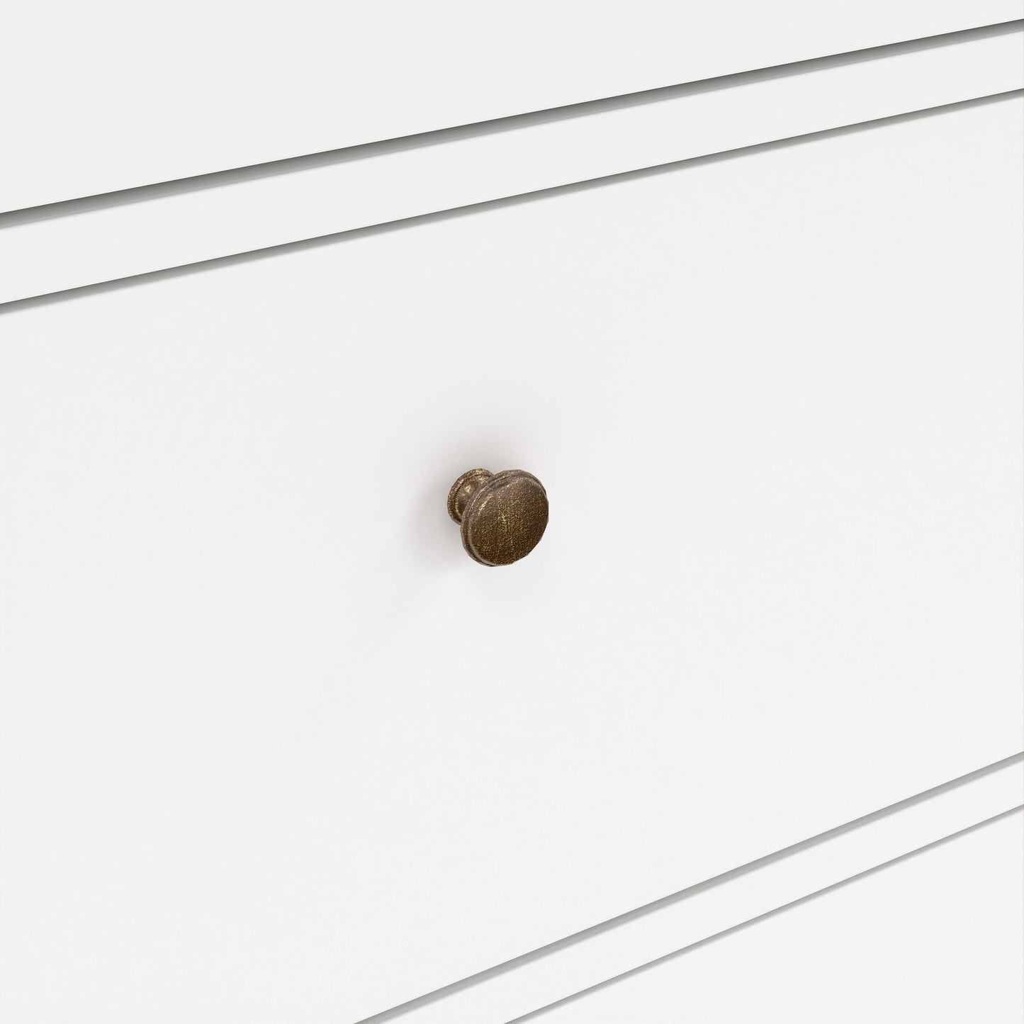 Osaka Tall Farmhouse White Wooden Chest 6 Drawers