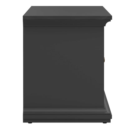 Osaka Farmhouse Dark Grey Wooden TV Unit 2 Doors