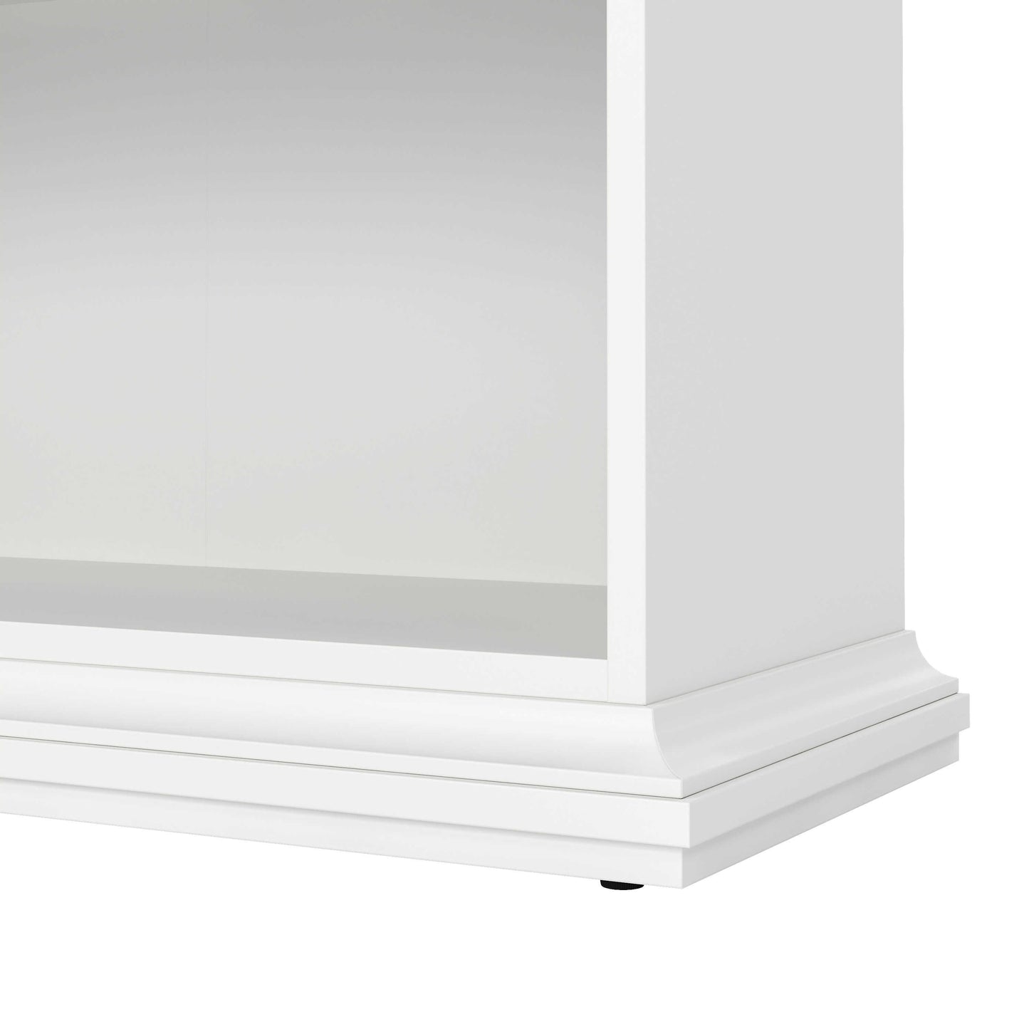 Osaka Farmhouse White Wooden Tall Bookcase