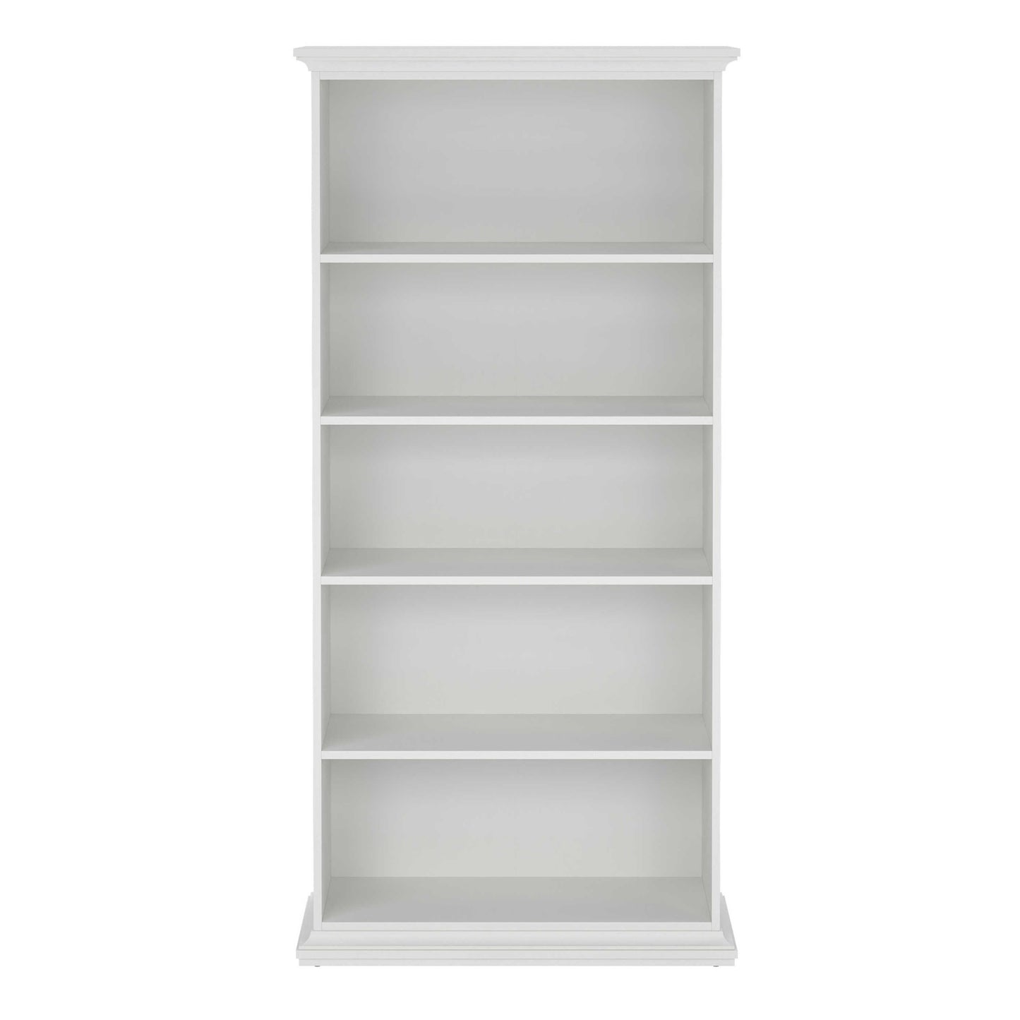 Osaka Farmhouse White Wooden Tall Bookcase