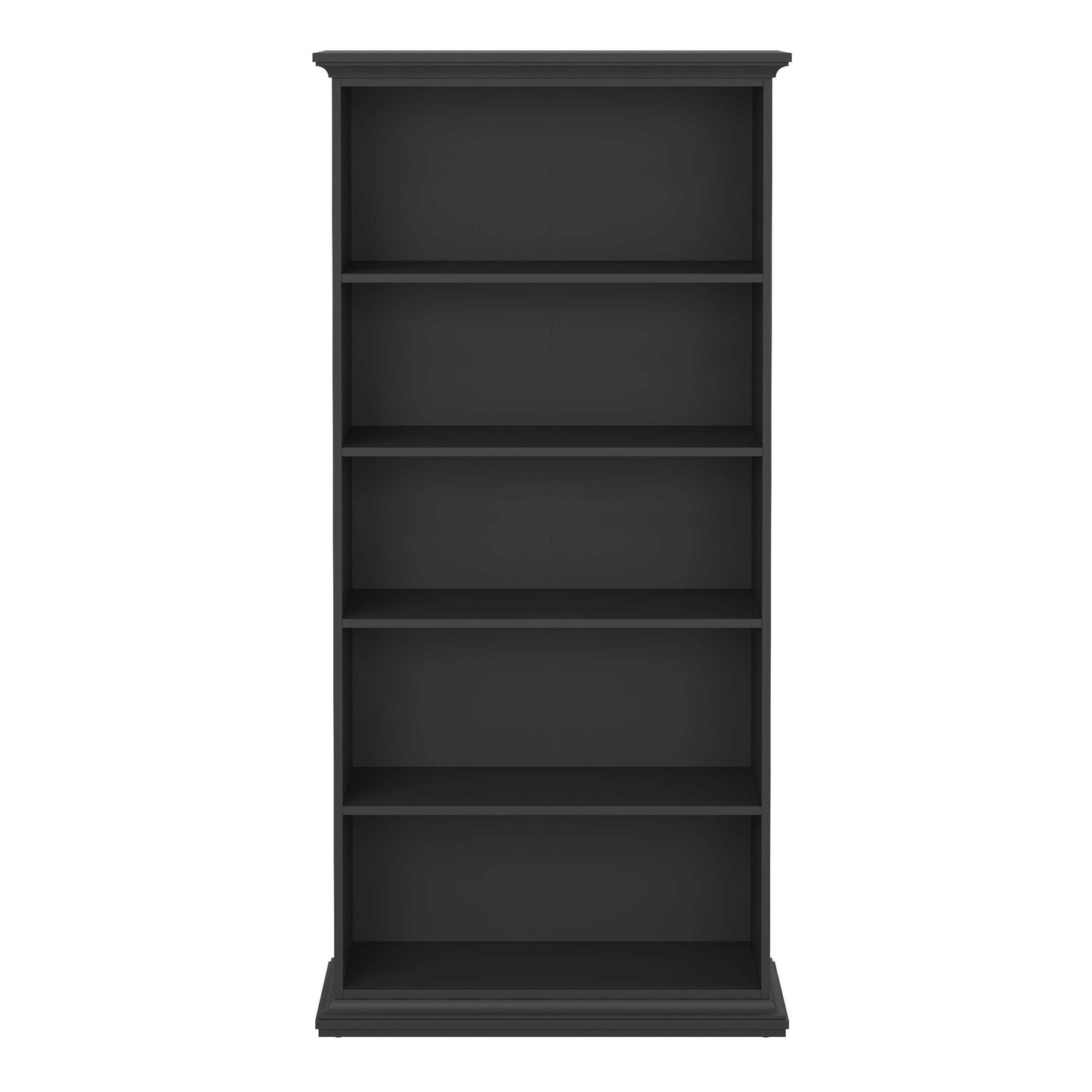 Osaka Farmhouse Dark Grey Wooden Tall Bookcase