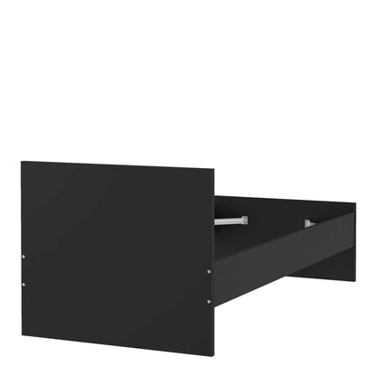 Budapest 3ft Single Black Wooden Bed Frame