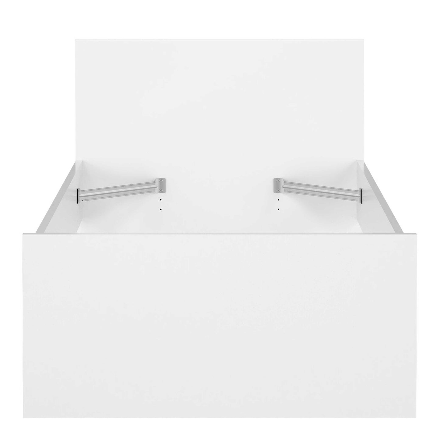 Budapest 3ft Single White Wooden Bed Frame