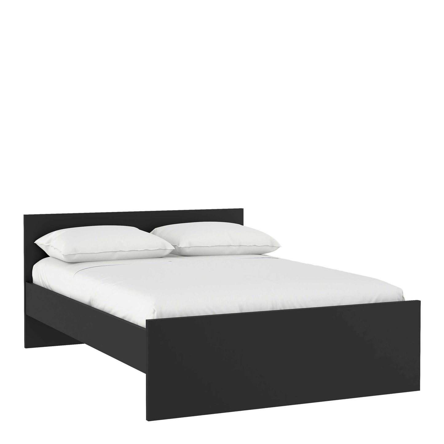 Budapest 4ft6 Double Black Wooden Bed Frame