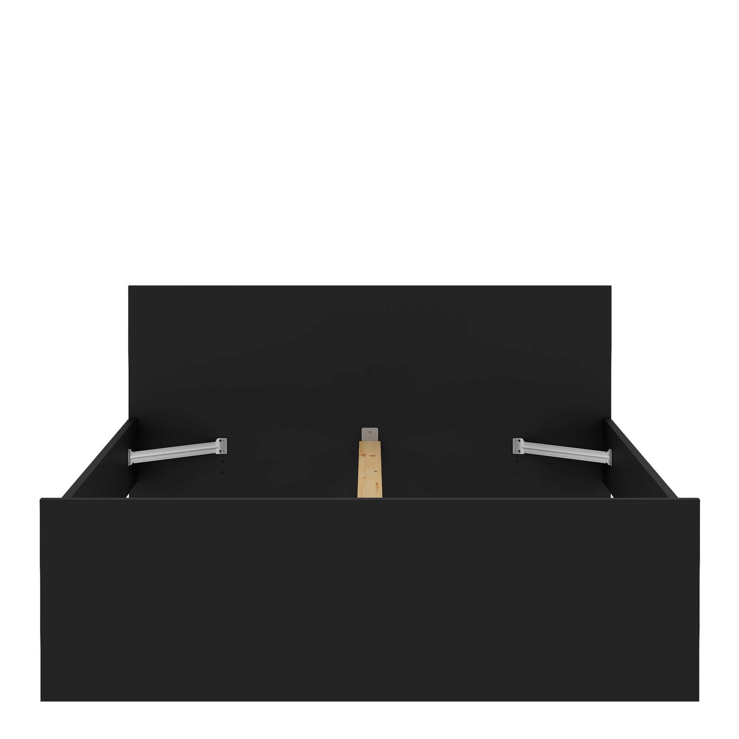 Budapest 4ft6 Double Black Wooden Bed Frame