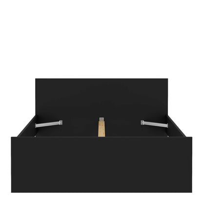 Budapest 4ft6 Double Black Wooden Bed Frame