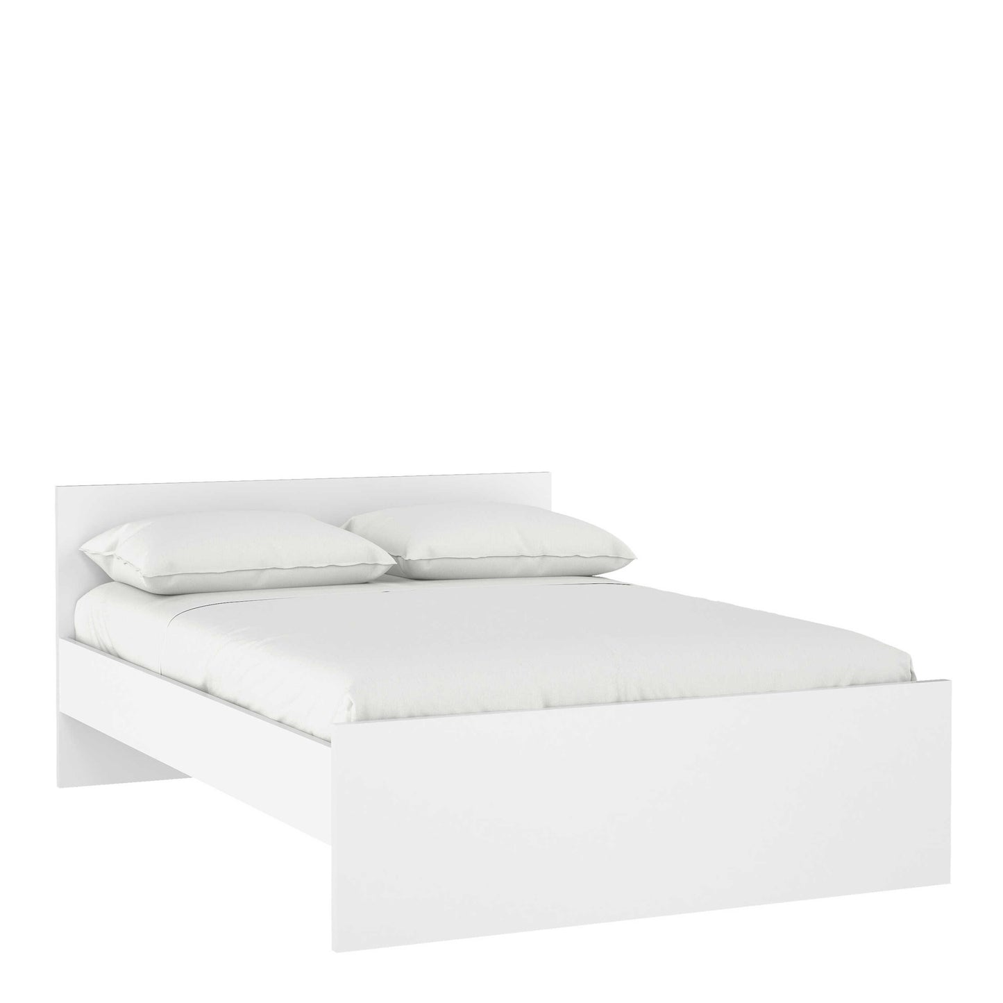 Budapest 4ft6 Double White Wooden Bed Frame