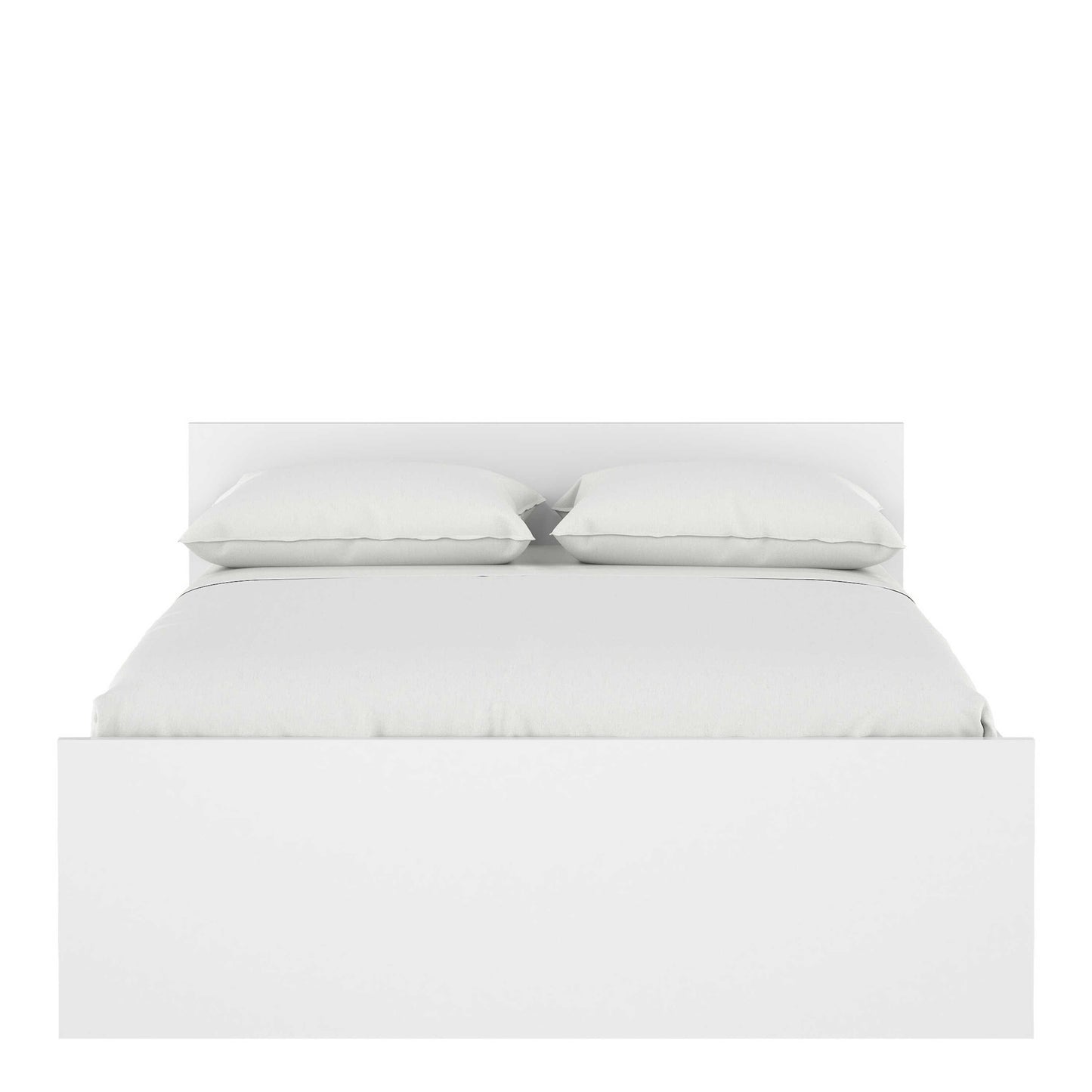 Budapest 4ft6 Double White Wooden Bed Frame