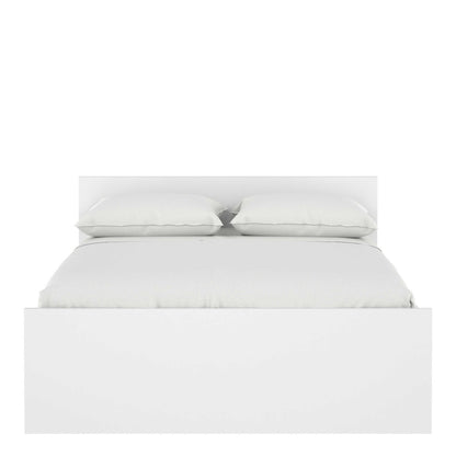 Budapest 4ft6 Double White Wooden Bed Frame