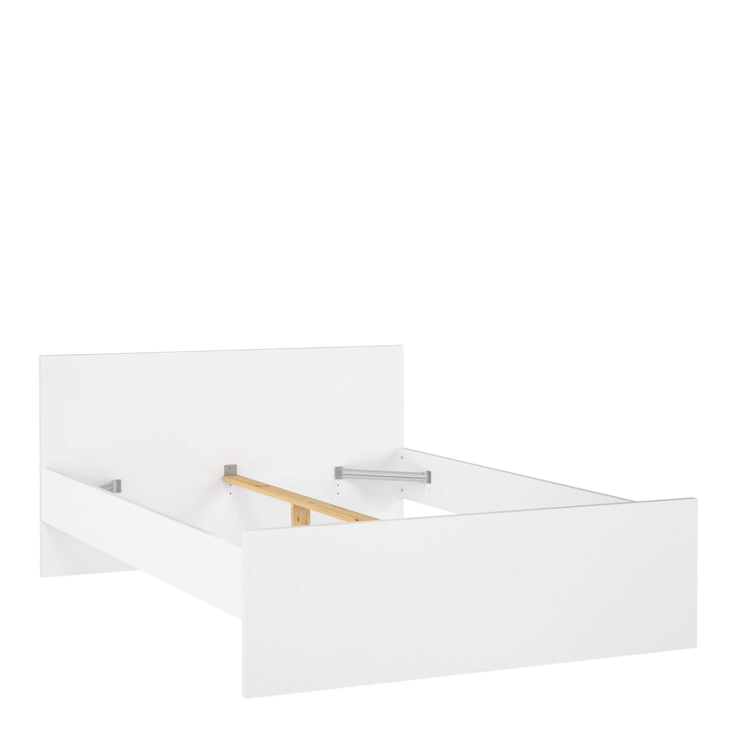 Budapest 4ft6 Double White Wooden Bed Frame