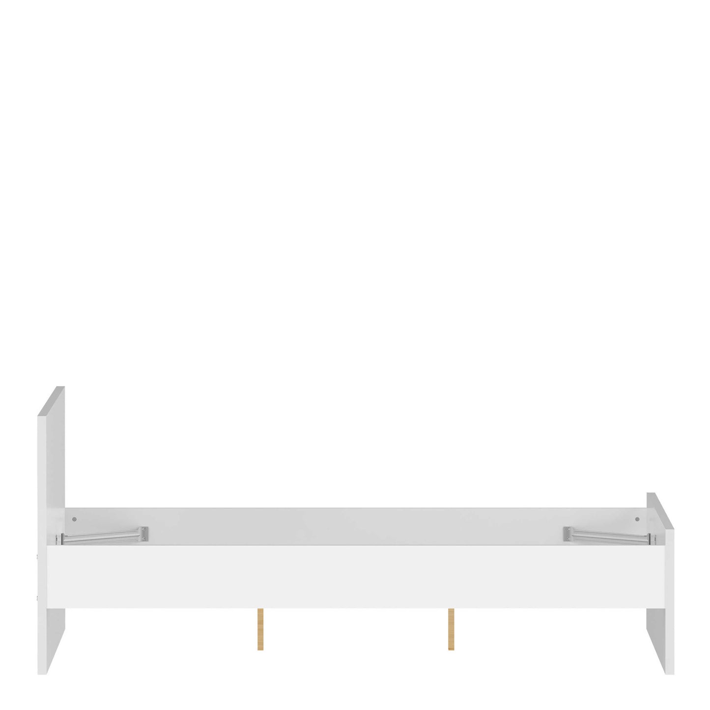 Budapest 4ft6 Double White Wooden Bed Frame