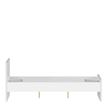 Budapest 4ft6 Double White Wooden Bed Frame