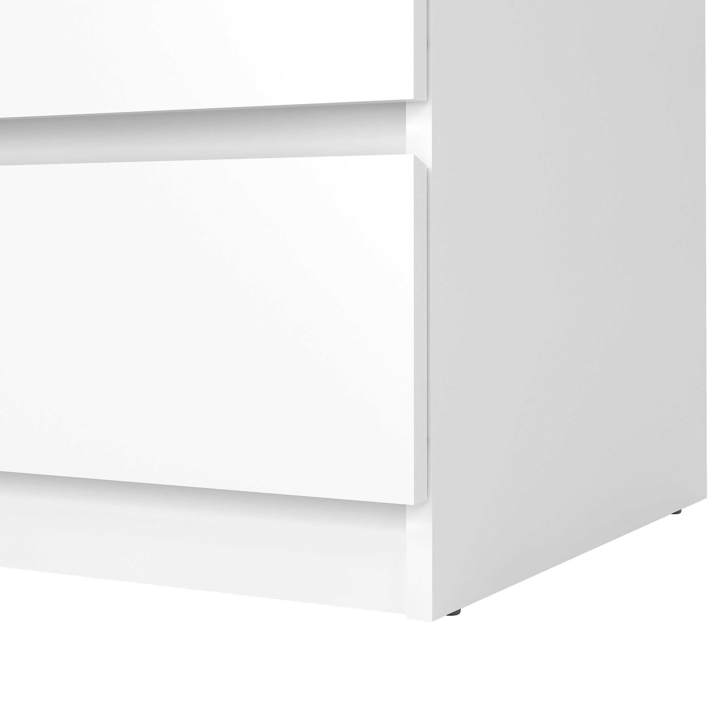 Budapest White Wooden Storage Chest 3 Drawers