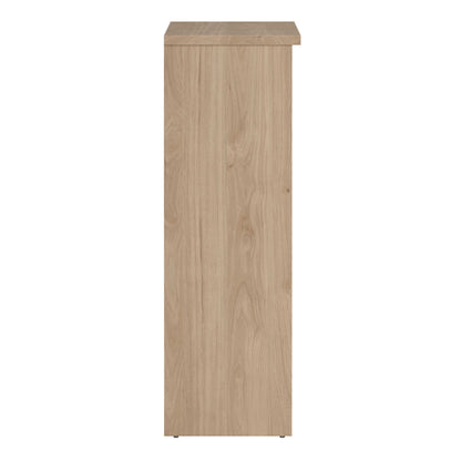 Budapest Natural Oak Effect Wood Shoe Cabinet 3 Doors 1 Drawer