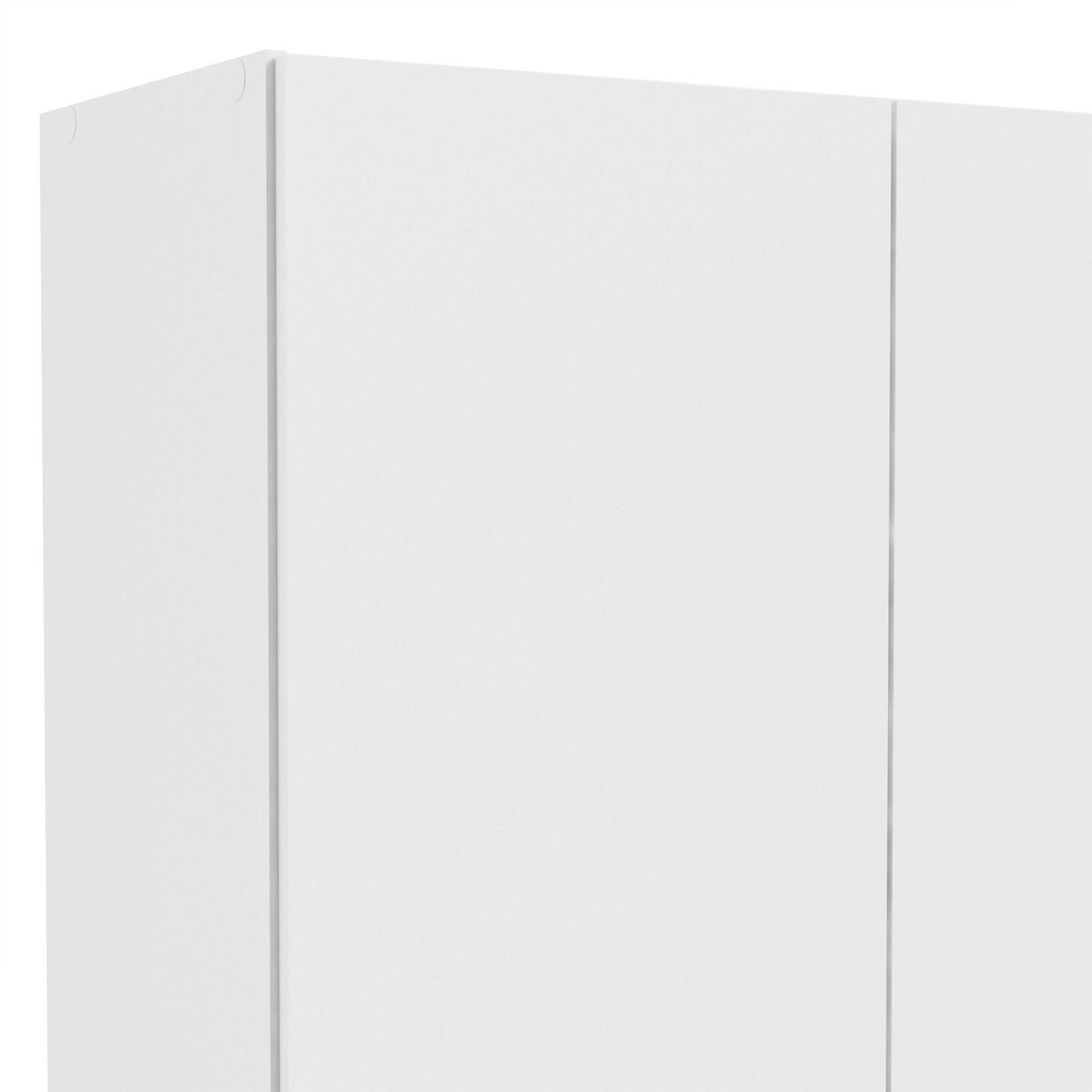 Berlin White Slim 2 Door Bedroom Wardrobe 1 Drawer