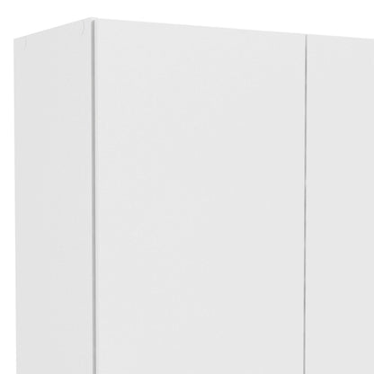 Berlin White Slim 2 Door Bedroom Wardrobe 1 Drawer