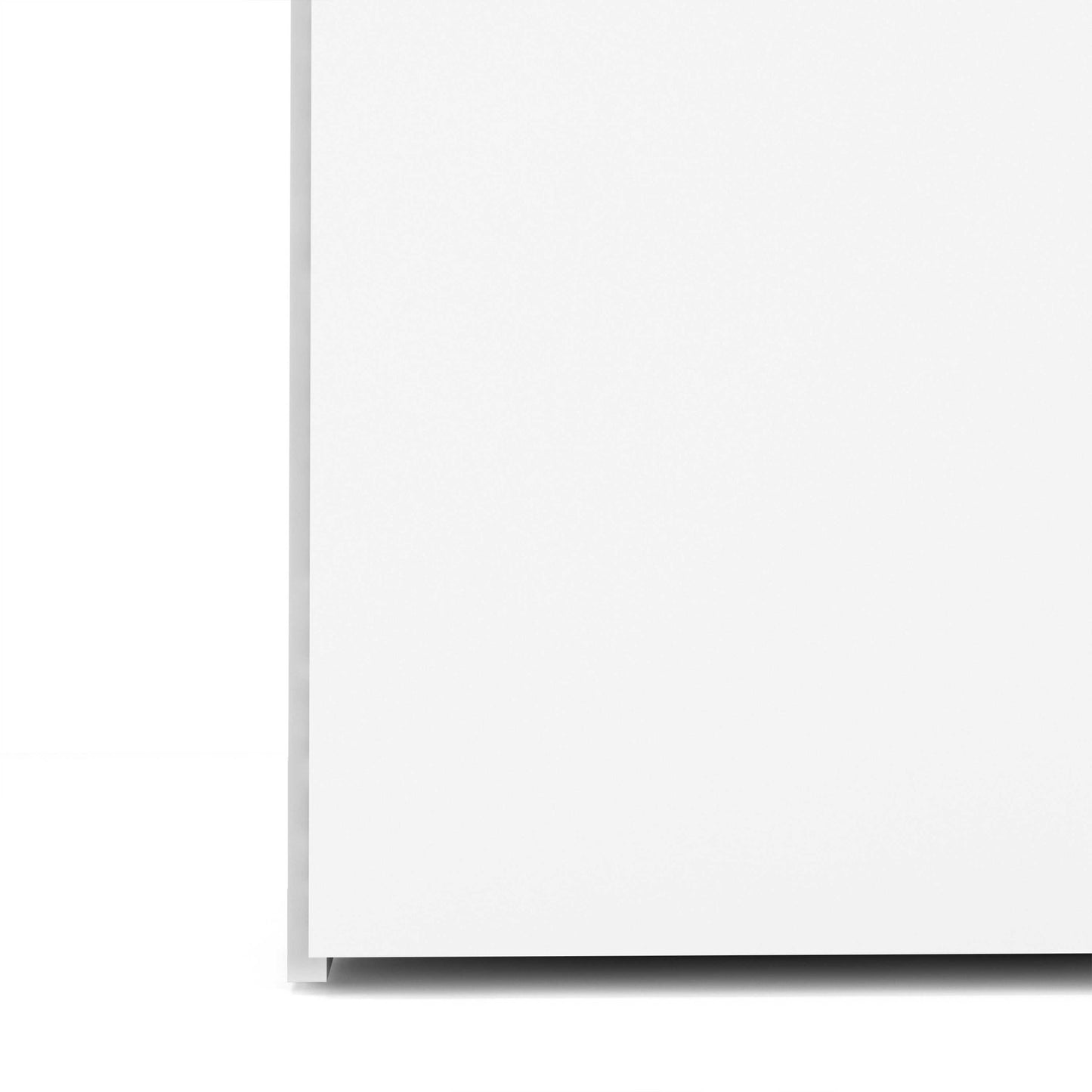 Munich White Wooden 3 Doors 3 Drawers 5 Shelves
