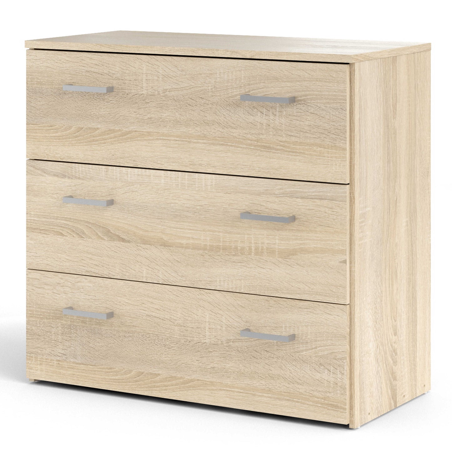 Berlin Light Oak Effect Chest of 3 Drawers