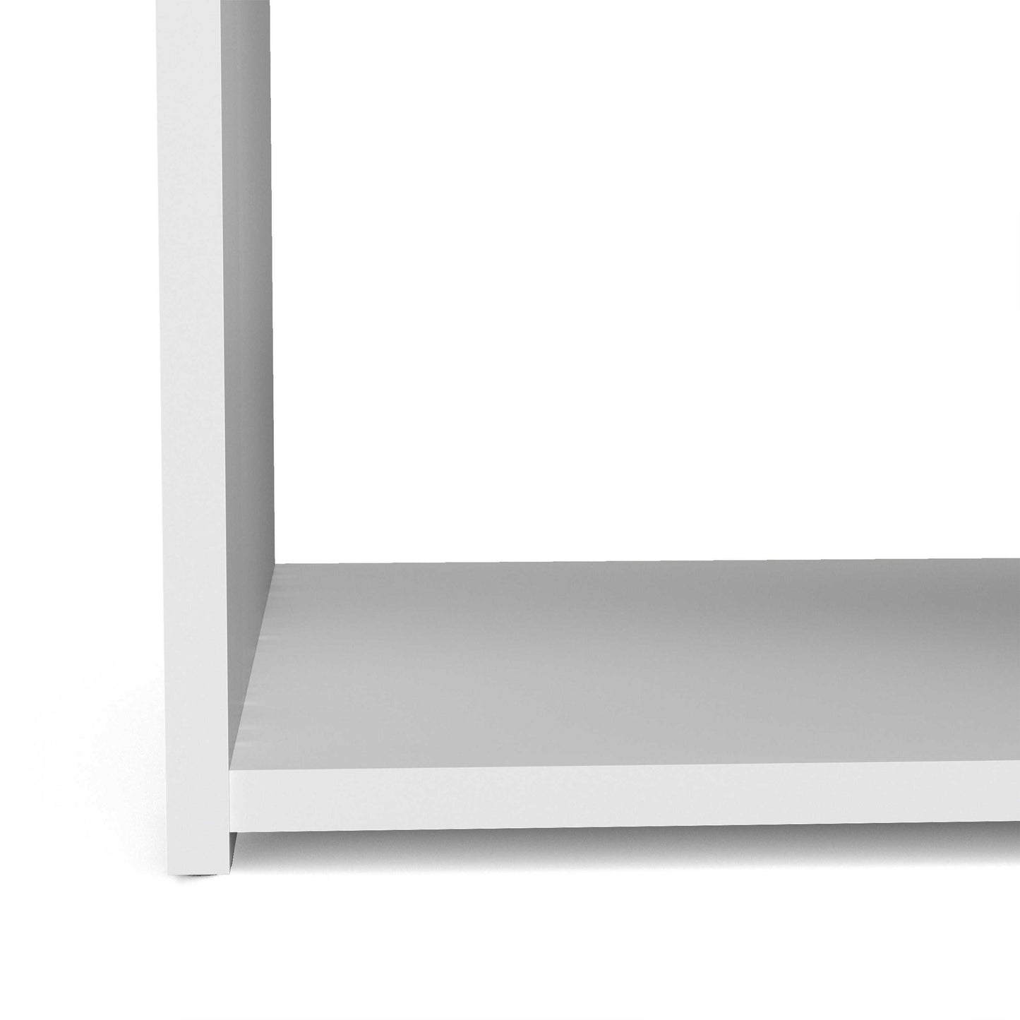 Munich White Wooden Bedside Table 1 Drawer