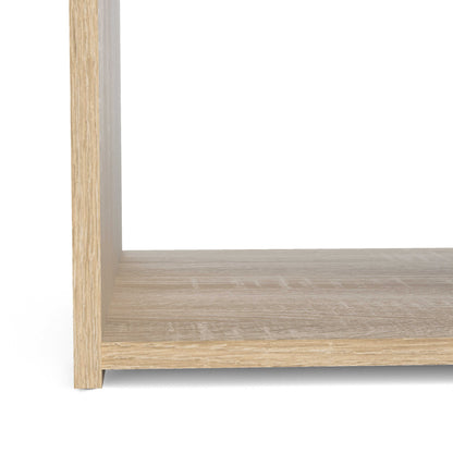 Berlin Oak Effect 1 Drawer Open Shelf Bedside Table