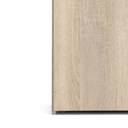 Berlin Oak Effect Wardrobe 2 Doors, 3 Drawers 1 Shelf