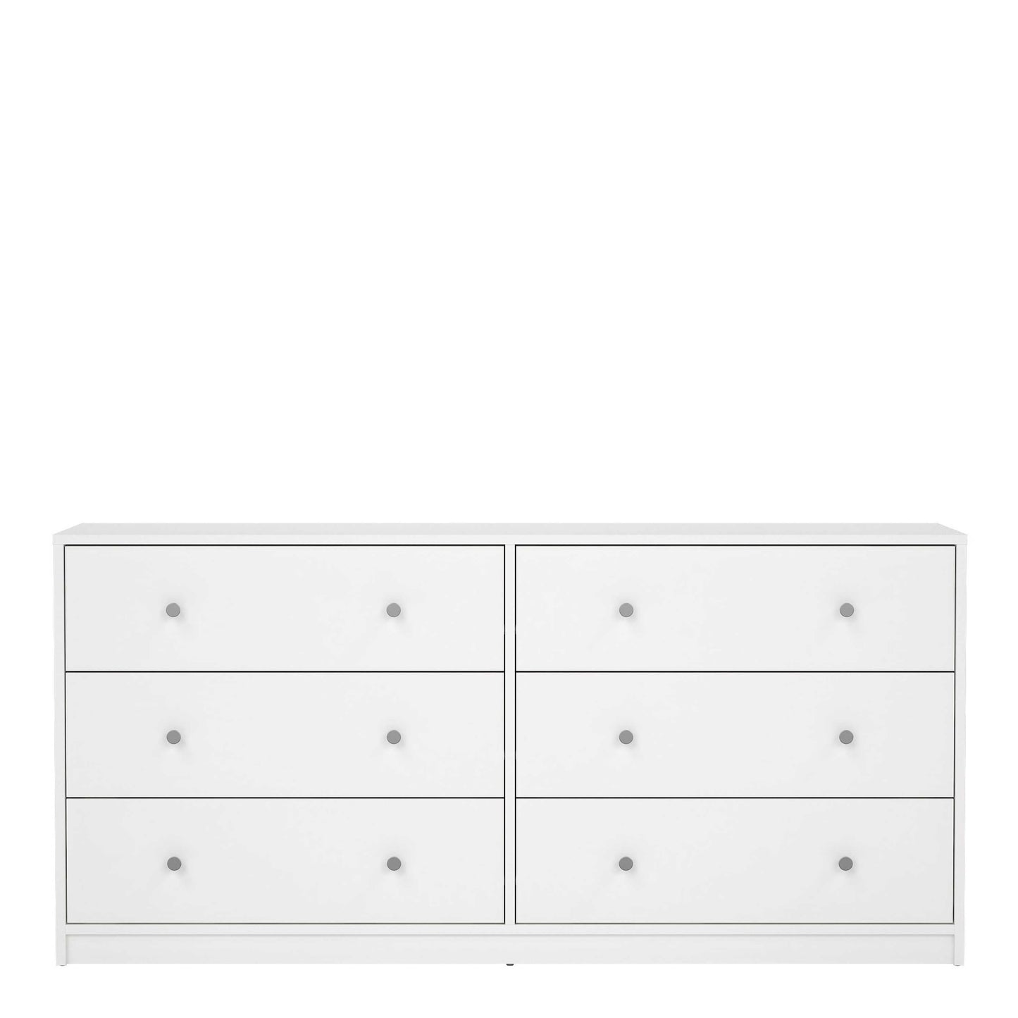 Kaohsiung White Chest 6 Drawers