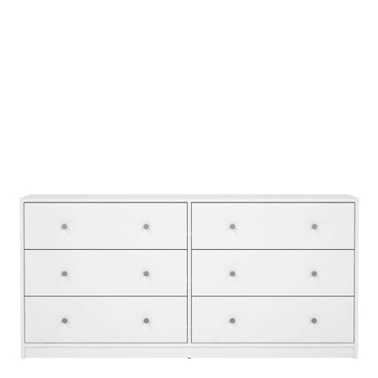 Kaohsiung White Chest 6 Drawers