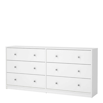 Kaohsiung White Chest 6 Drawers