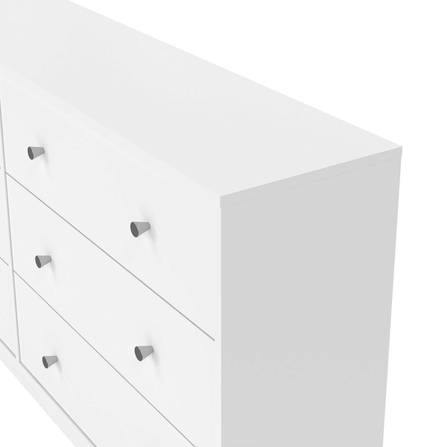 Kaohsiung White Chest 6 Drawers