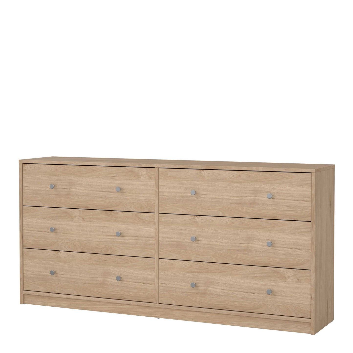 Kaohsiung Hickory Oak Effect Chest 6 Drawers