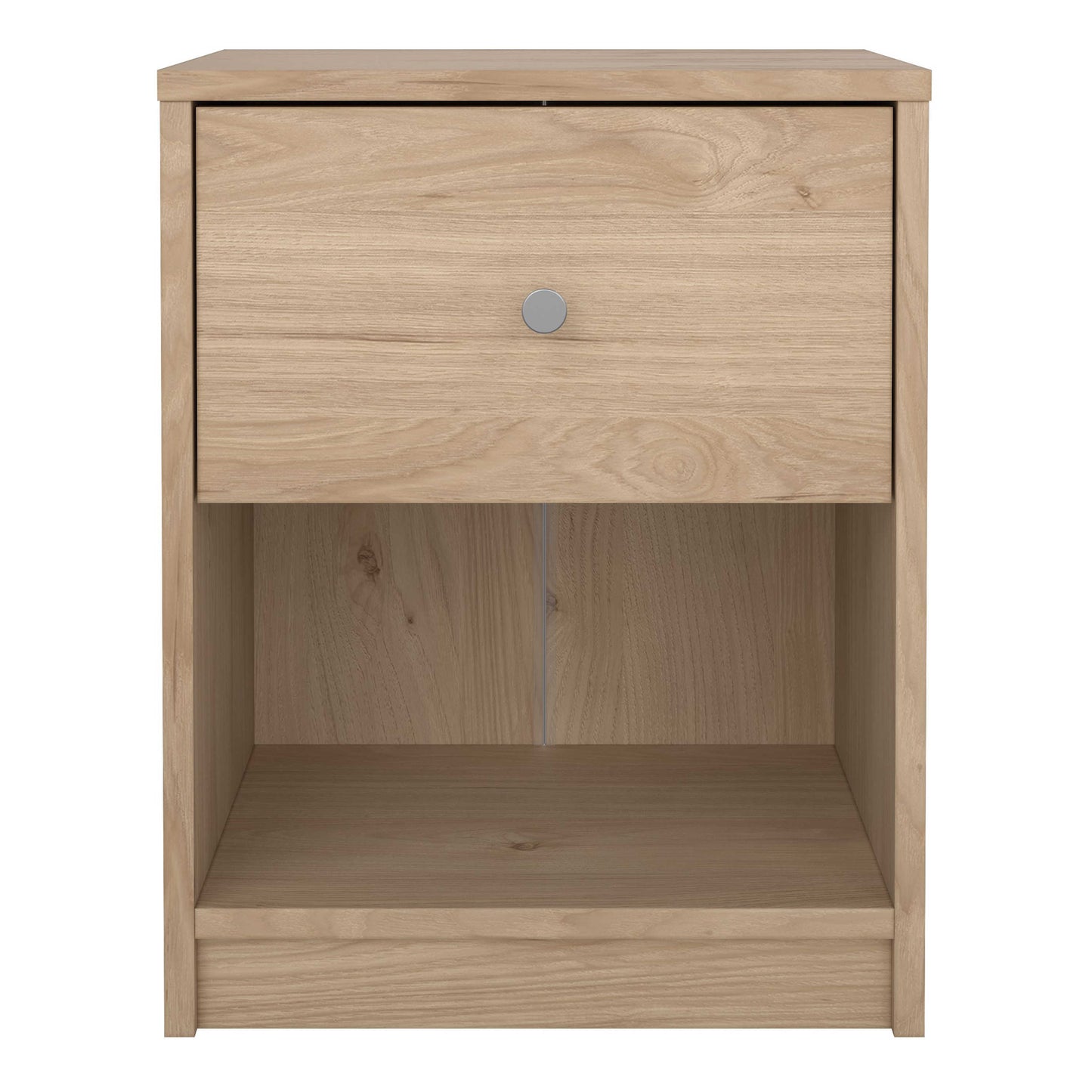 Kaohsiung Hickory Oak Effect Bedside Table 1 Drawer