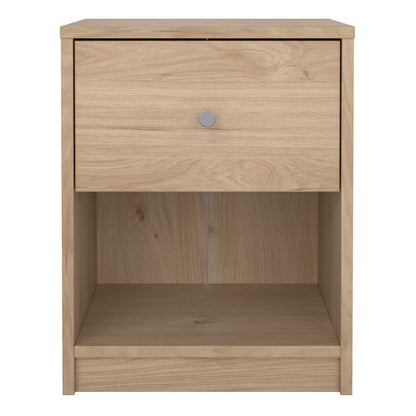 Kaohsiung Hickory Oak Effect Bedside Table 1 Drawer