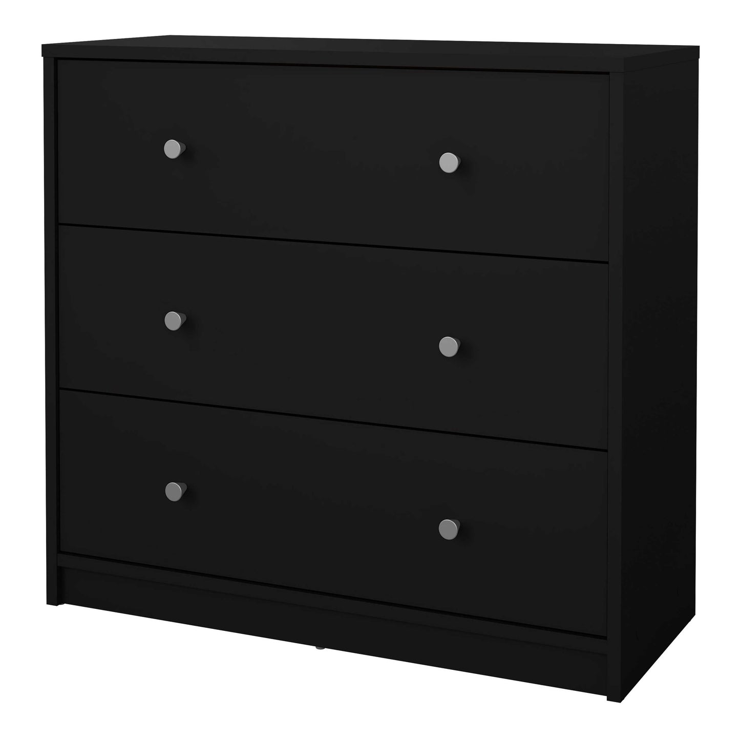 Tainan Black Chest 3 Drawers