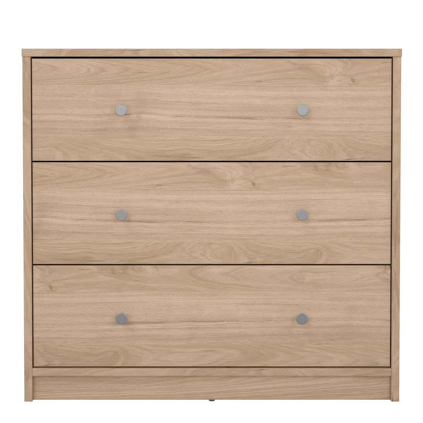 Kaohsiung Hickory Oak Effect Chest 3 Drawers