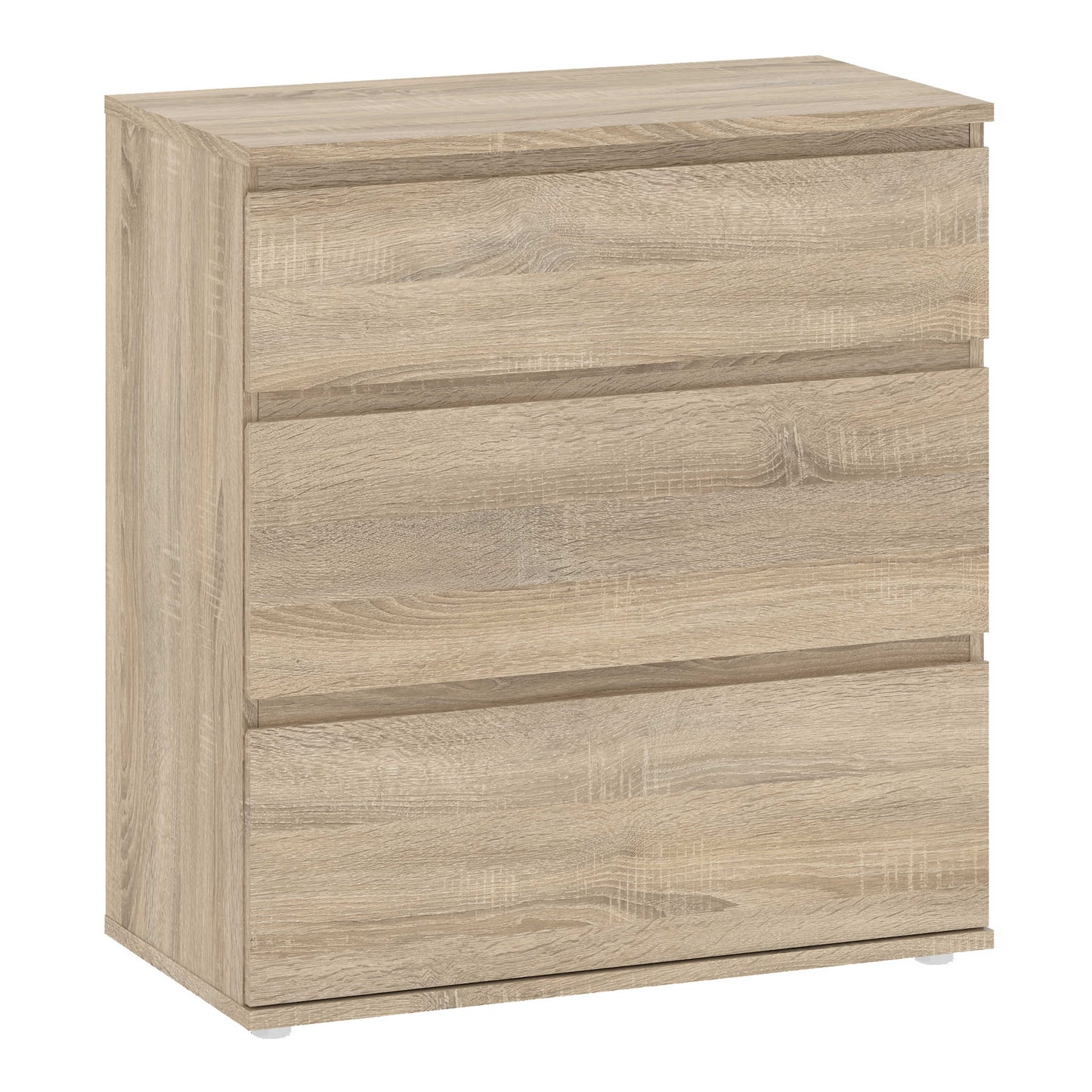 Copenhagen Natural Oak Effect Chest 3 Drawers