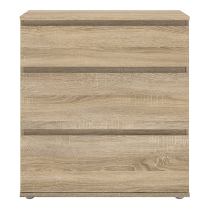 Copenhagen Natural Oak Effect Chest 3 Drawers