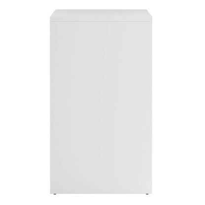 Salzburg White Wooden Sideboard 1 Door 3 Drawers