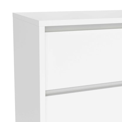 Salzburg White Wooden Sideboard 1 Door 3 Drawers