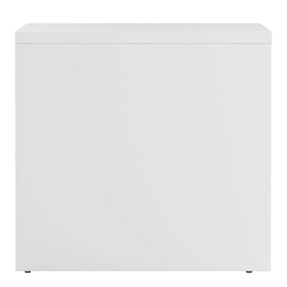 Salzburg White Wooden Bedside Tables 2 Drawers