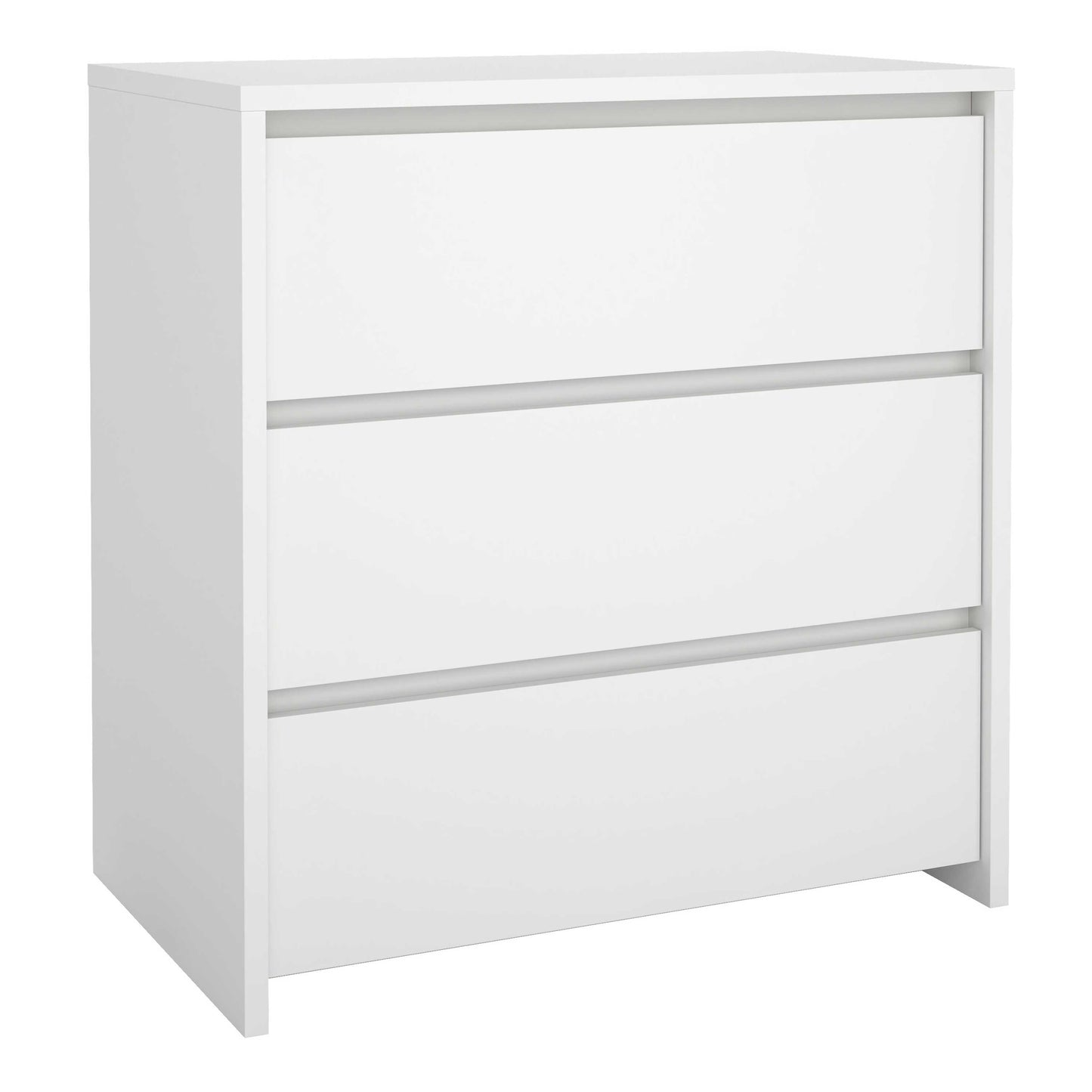 Salzburg White Wooden Chest 3 Drawers