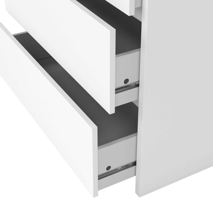 Salzburg White Wooden Chest 3 Drawers