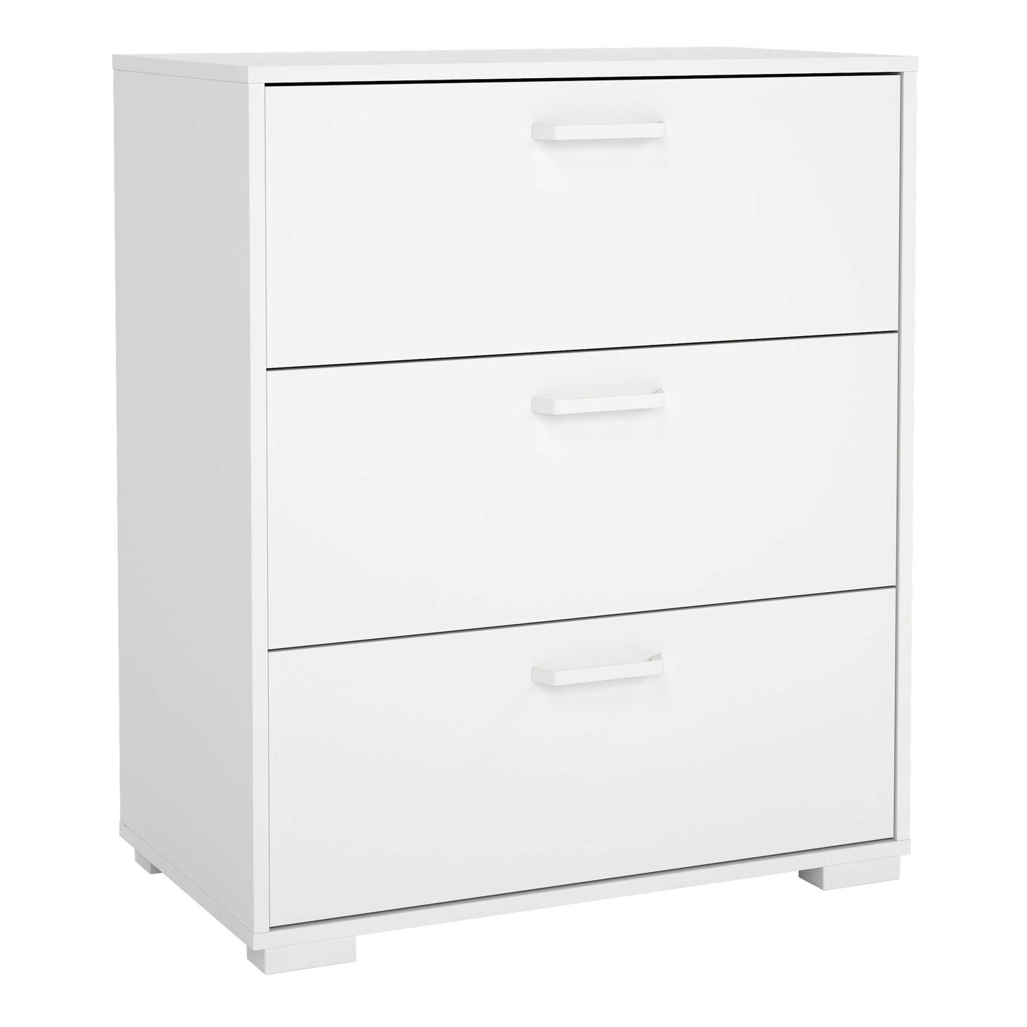 Stuttgart Gloss White Chest of 3 Drawers
