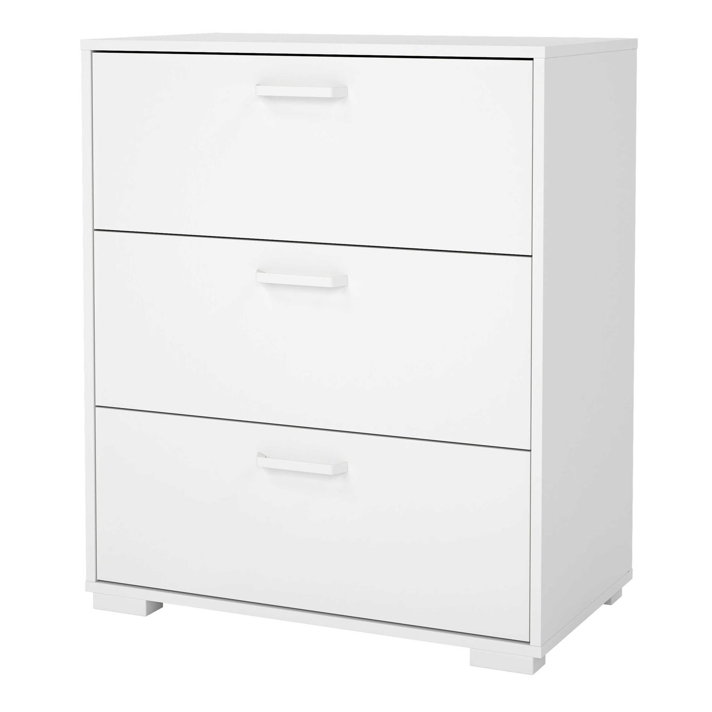 Stuttgart Gloss White Chest of 3 Drawers