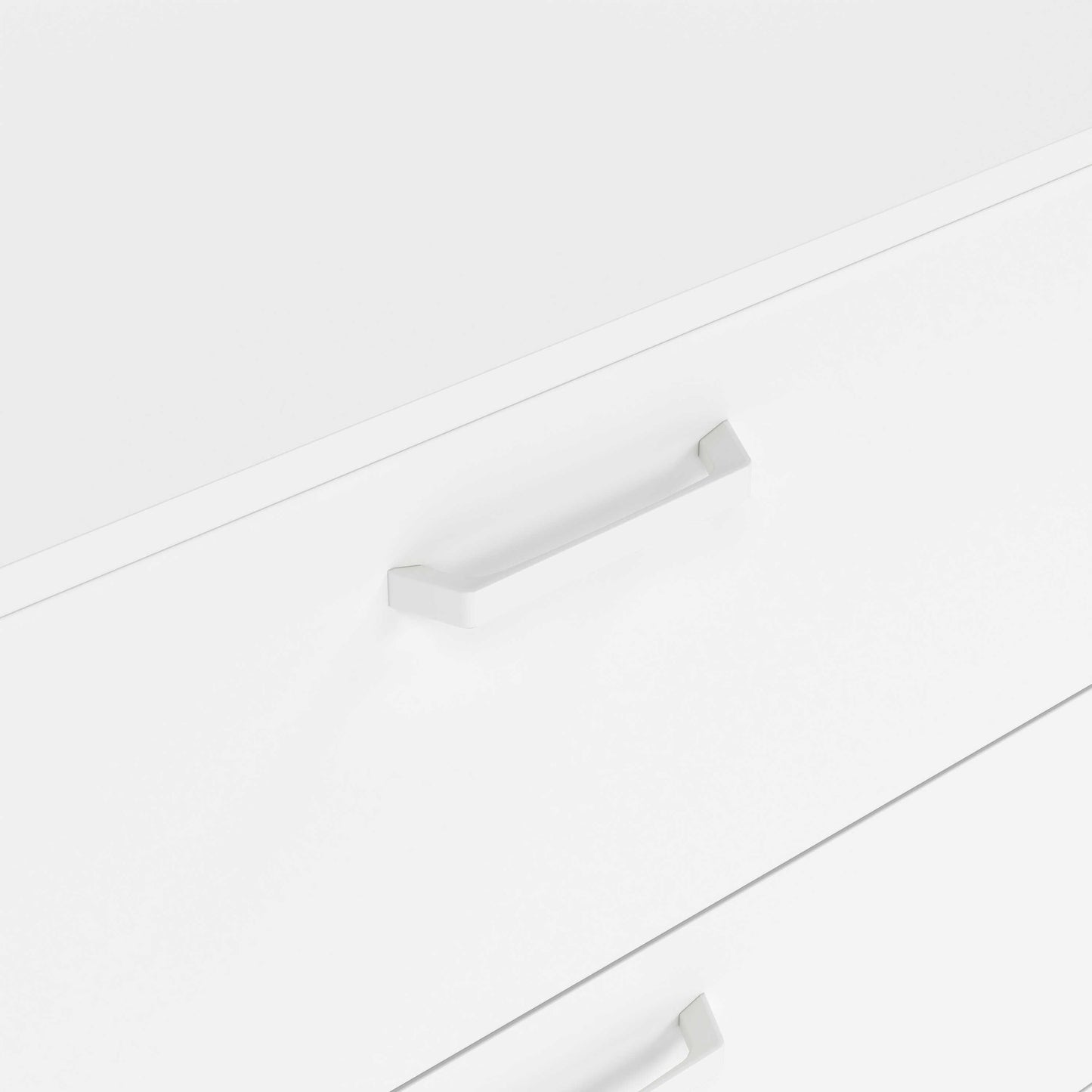 Stuttgart Gloss White Chest of 6 Drawers