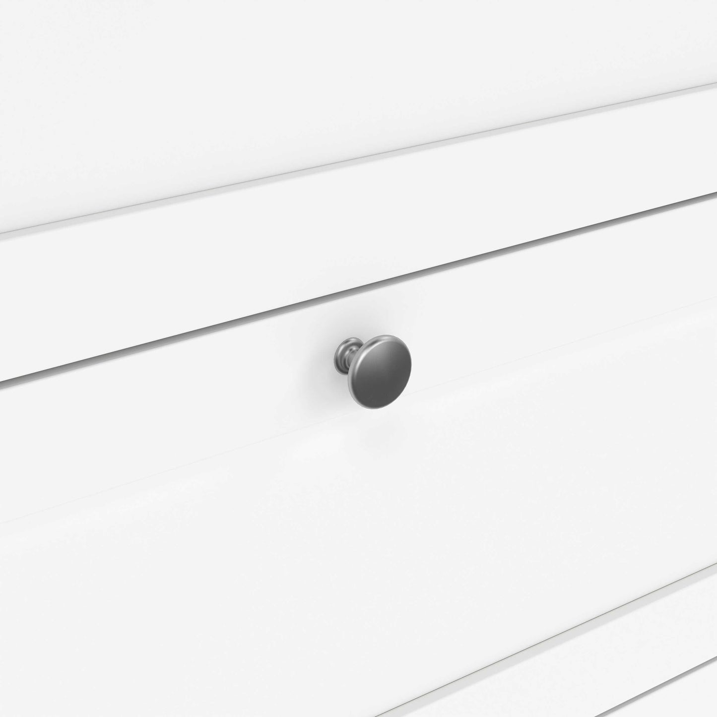 Cherryfern White Wooden Chest 3 Frame Drawers